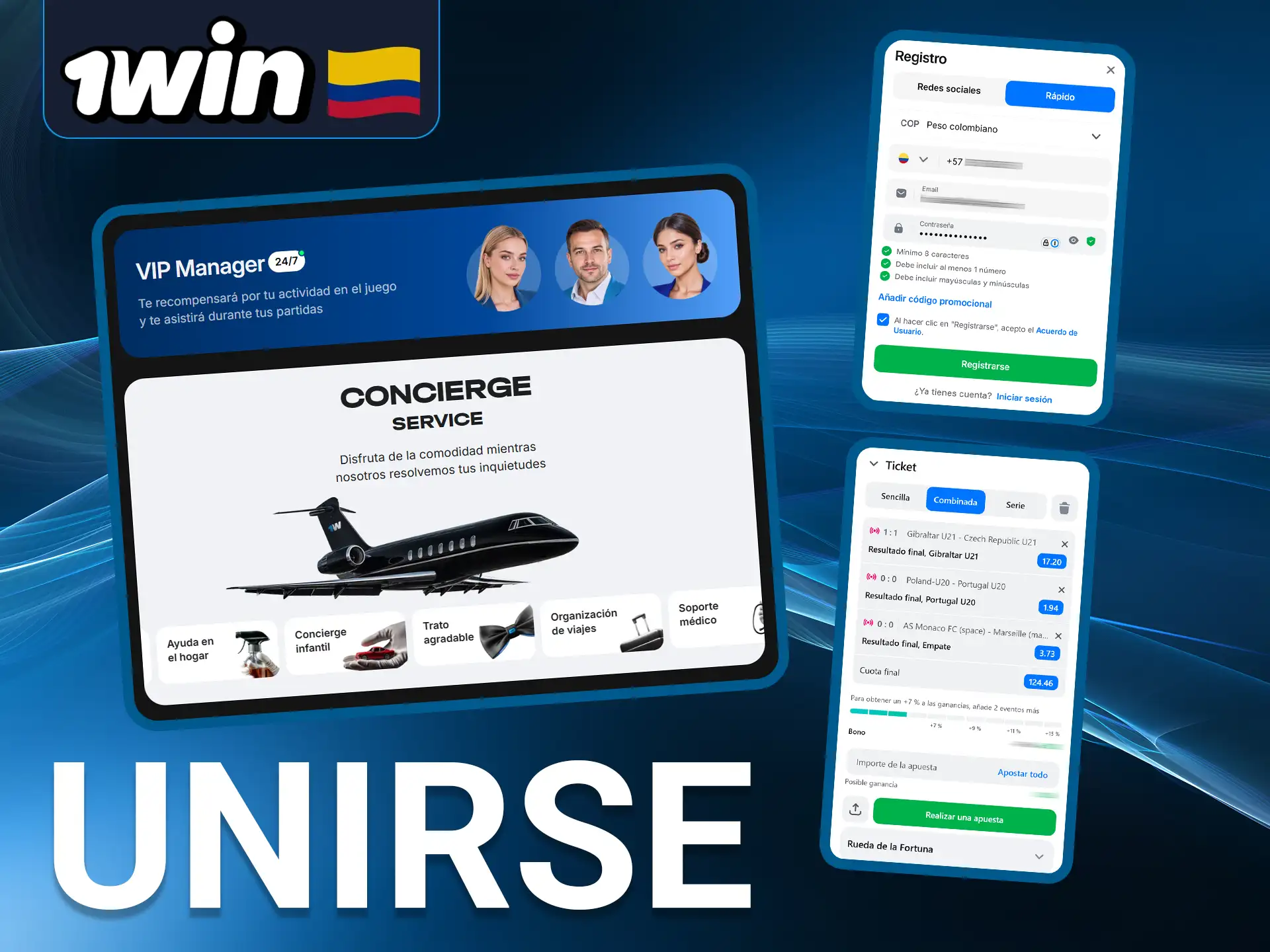 Sigue unos pocos pasos para entrar al Club VIP 1Win.