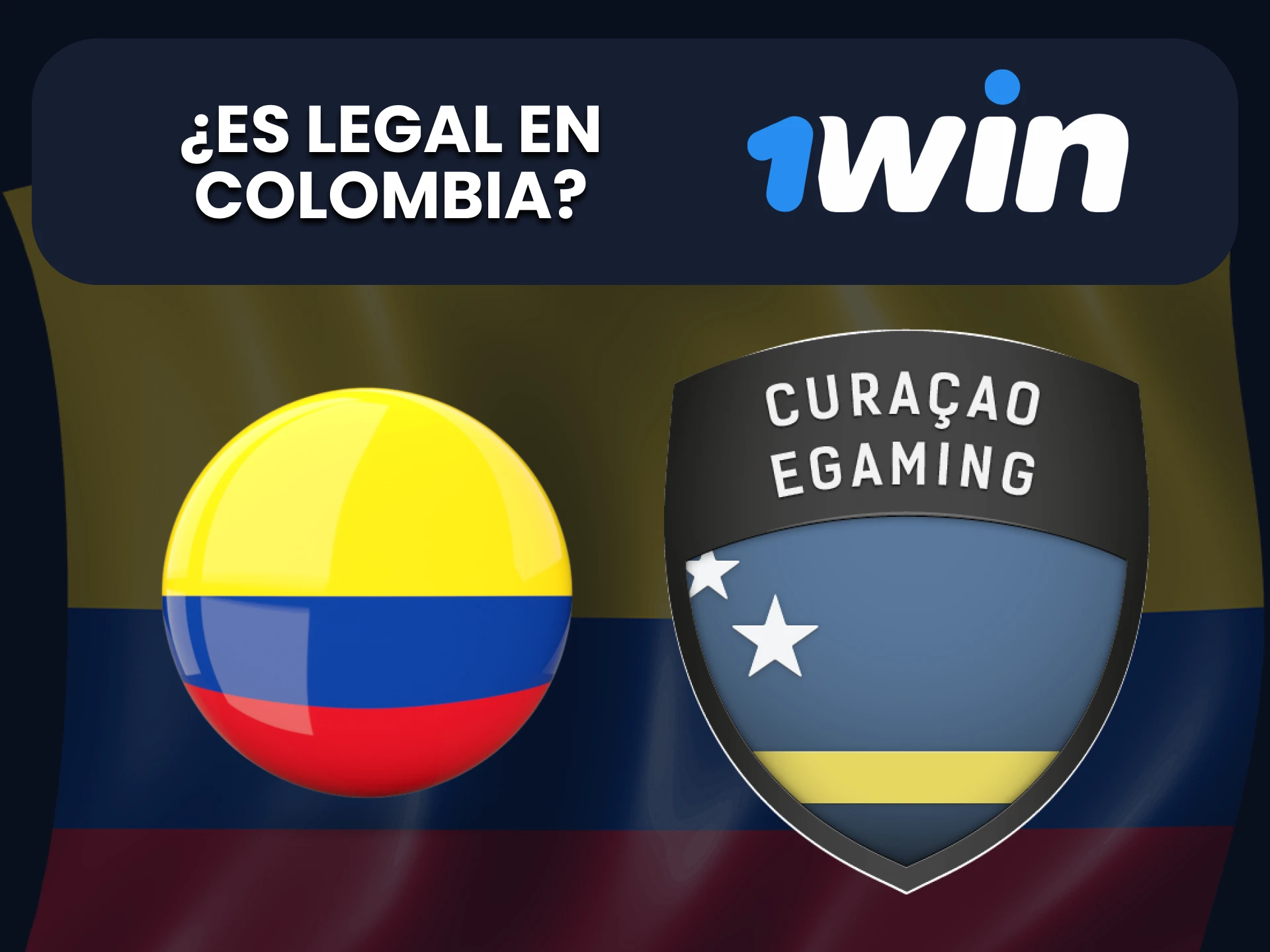 1win es legal para usuarios de Colombia.