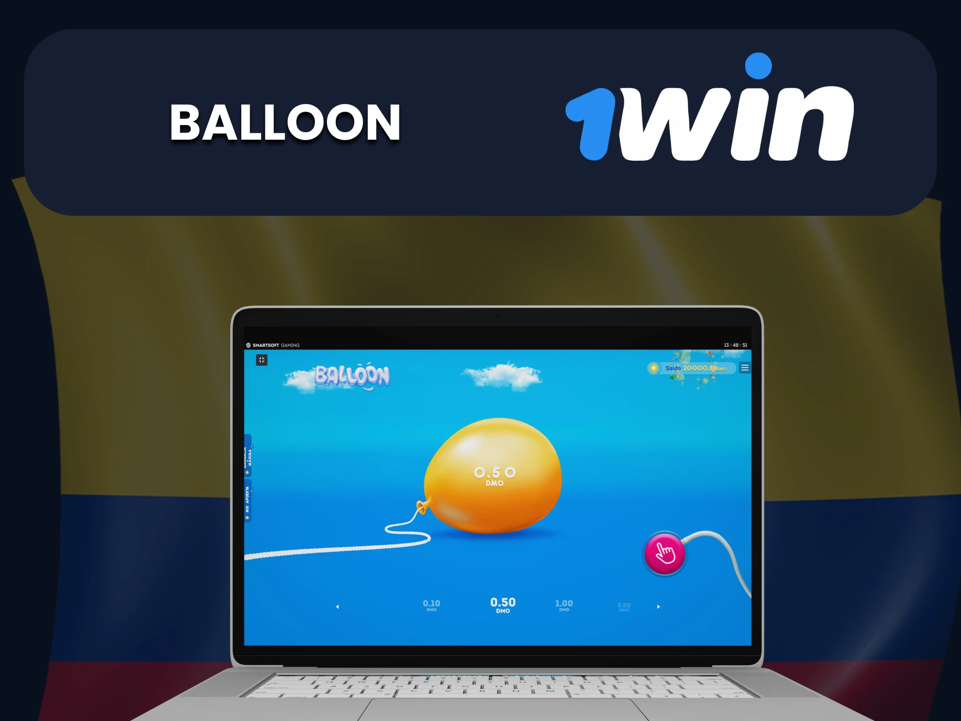 Para juegos con 1Win, elija Balloon.