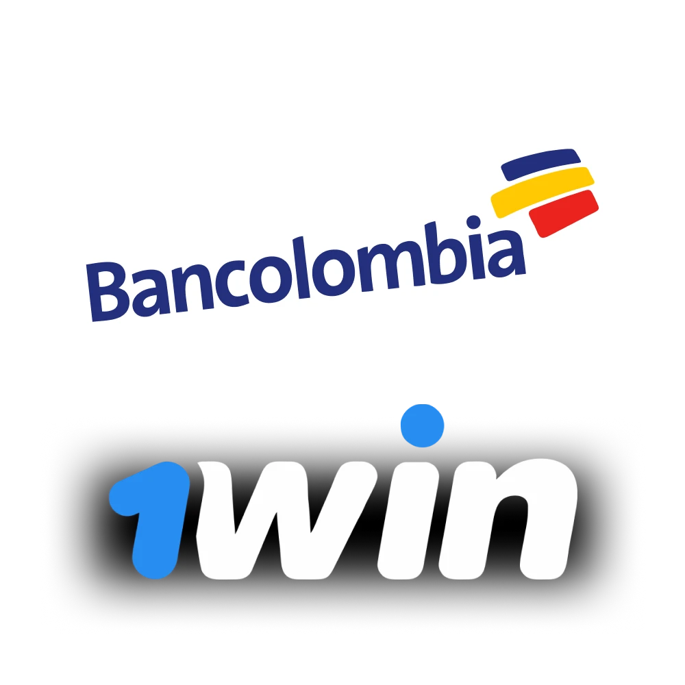 Utilice Bancolombia para depósitos 1Win en Colombia.