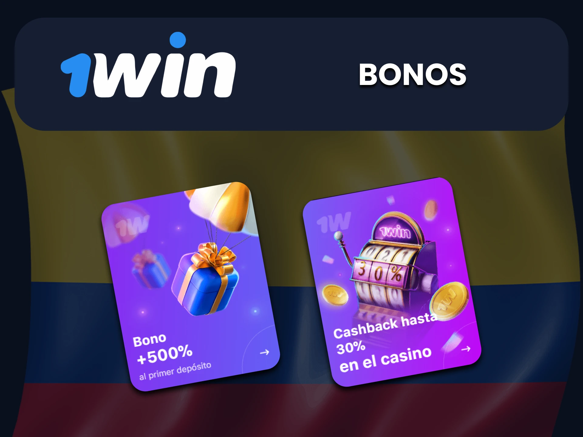 1Win ofrece muchos bonos para juegos de Blackjack.