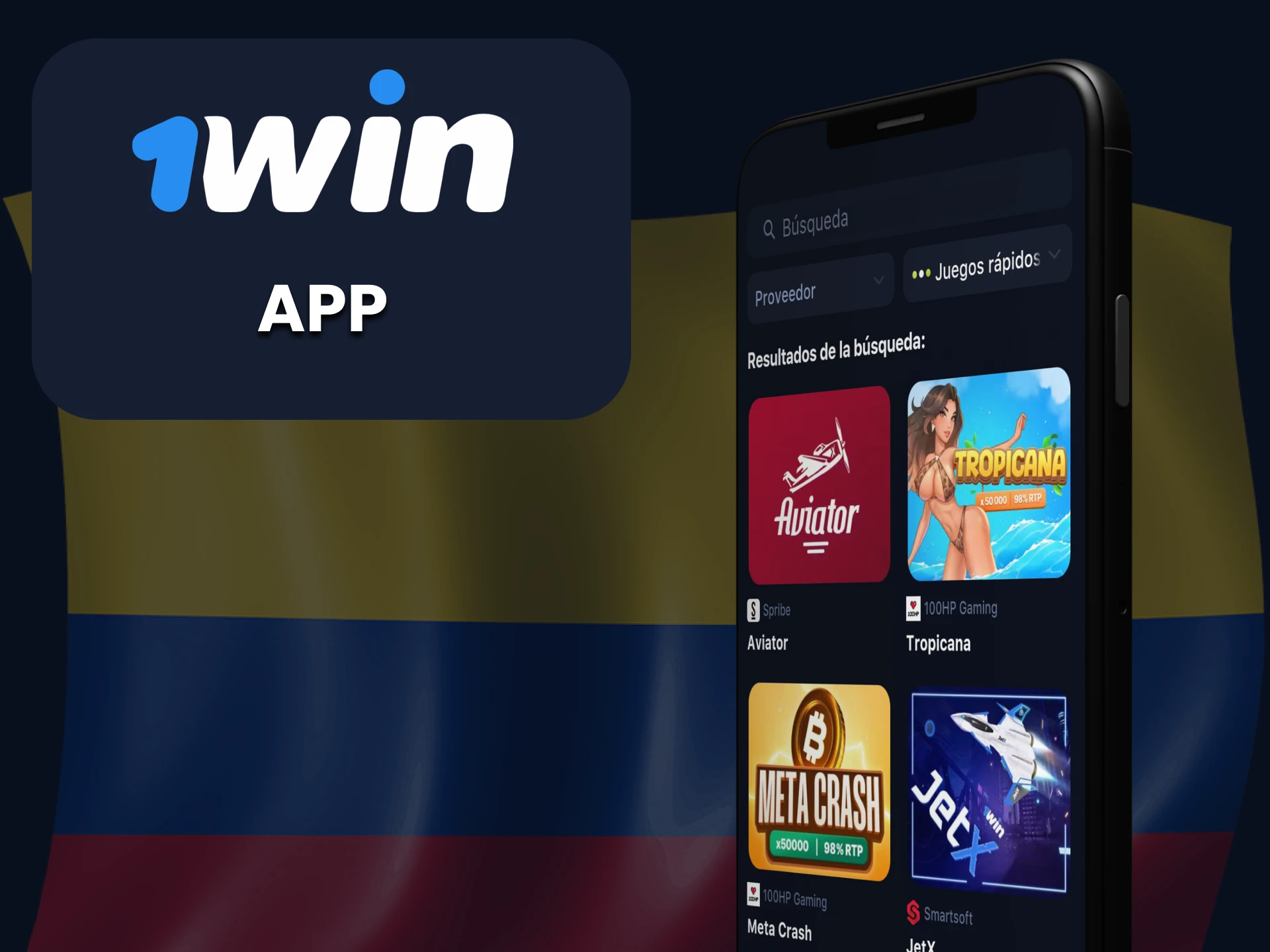 Puedes descargar la aplicación 1Win para juegos rápidos.