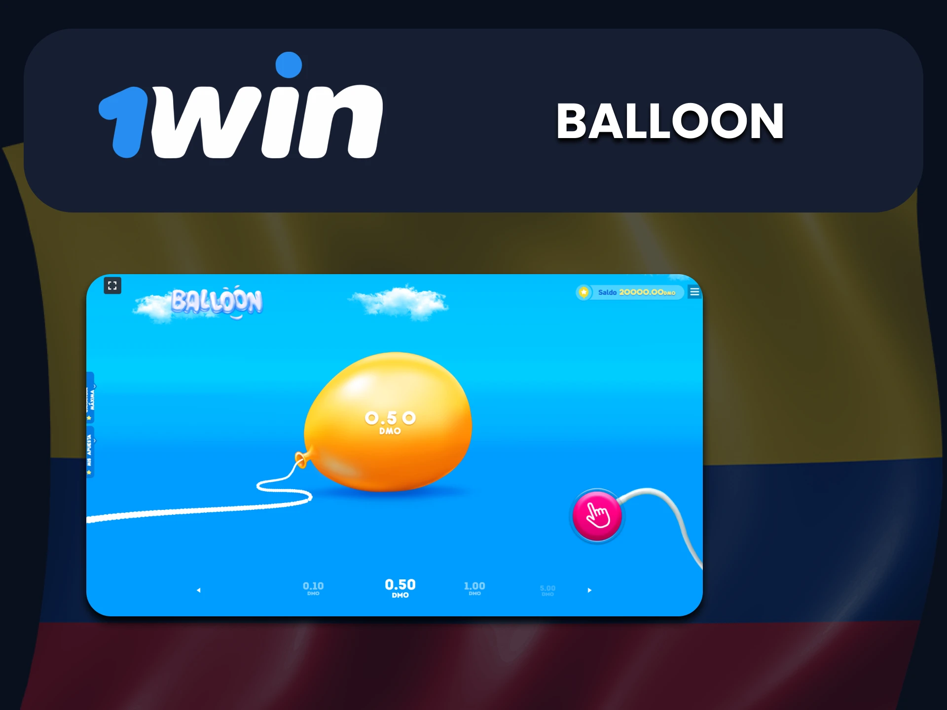 Para juegos con 1win, elija Balloon.