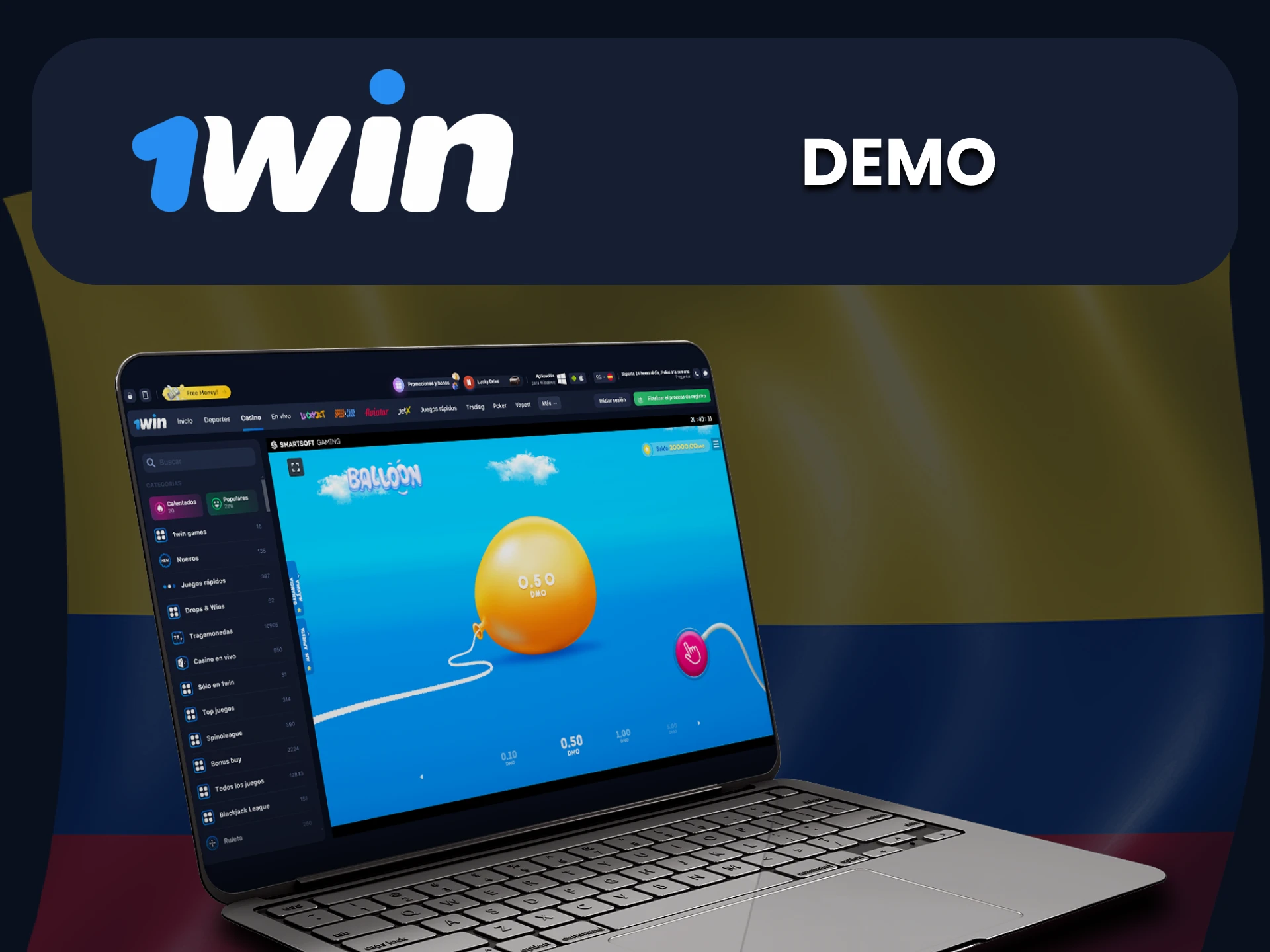 Practica en la versión demo de juegos rápidos en 1Win.