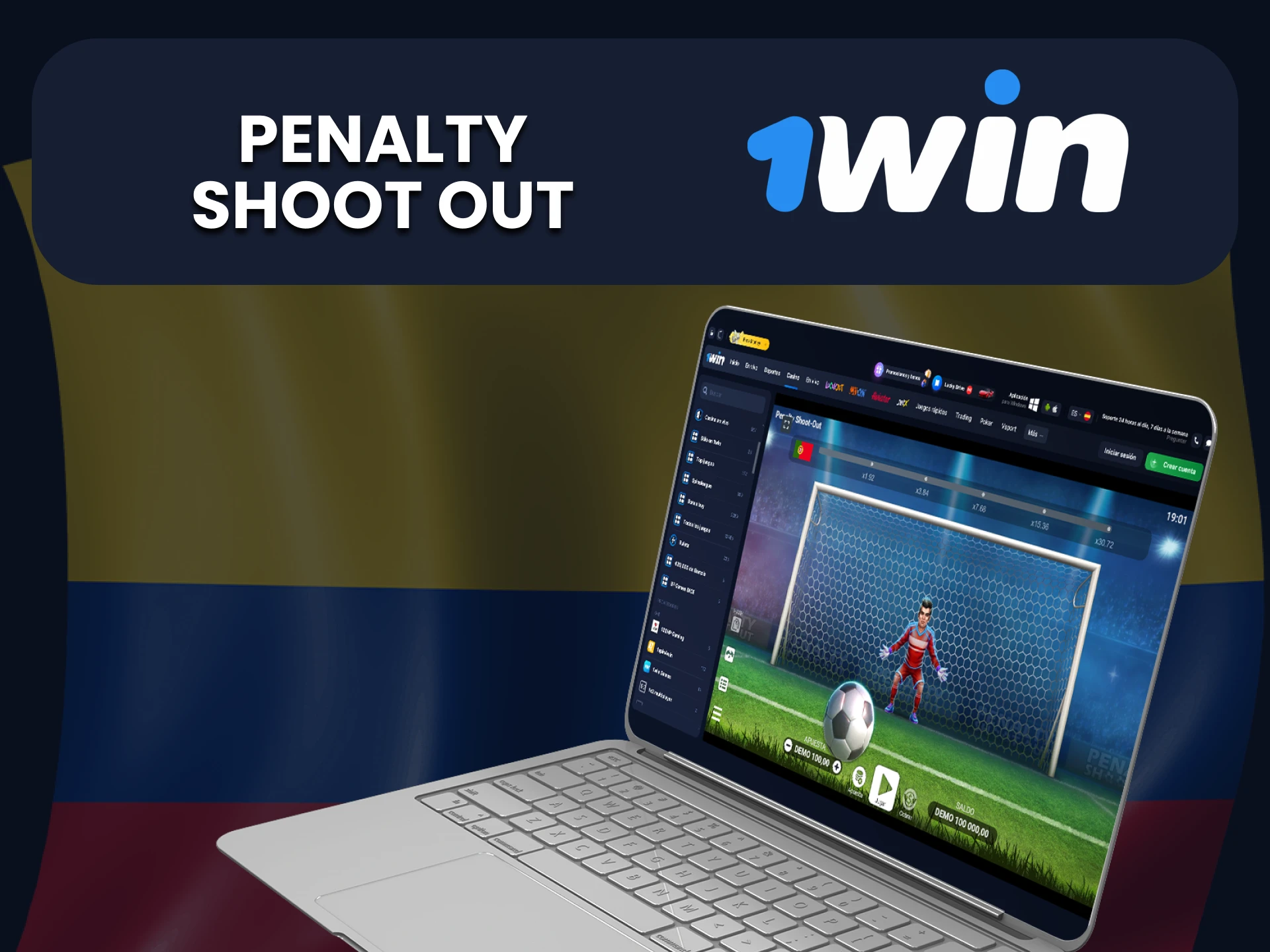 Juega Penalty Shoot Out en el casino 1win.