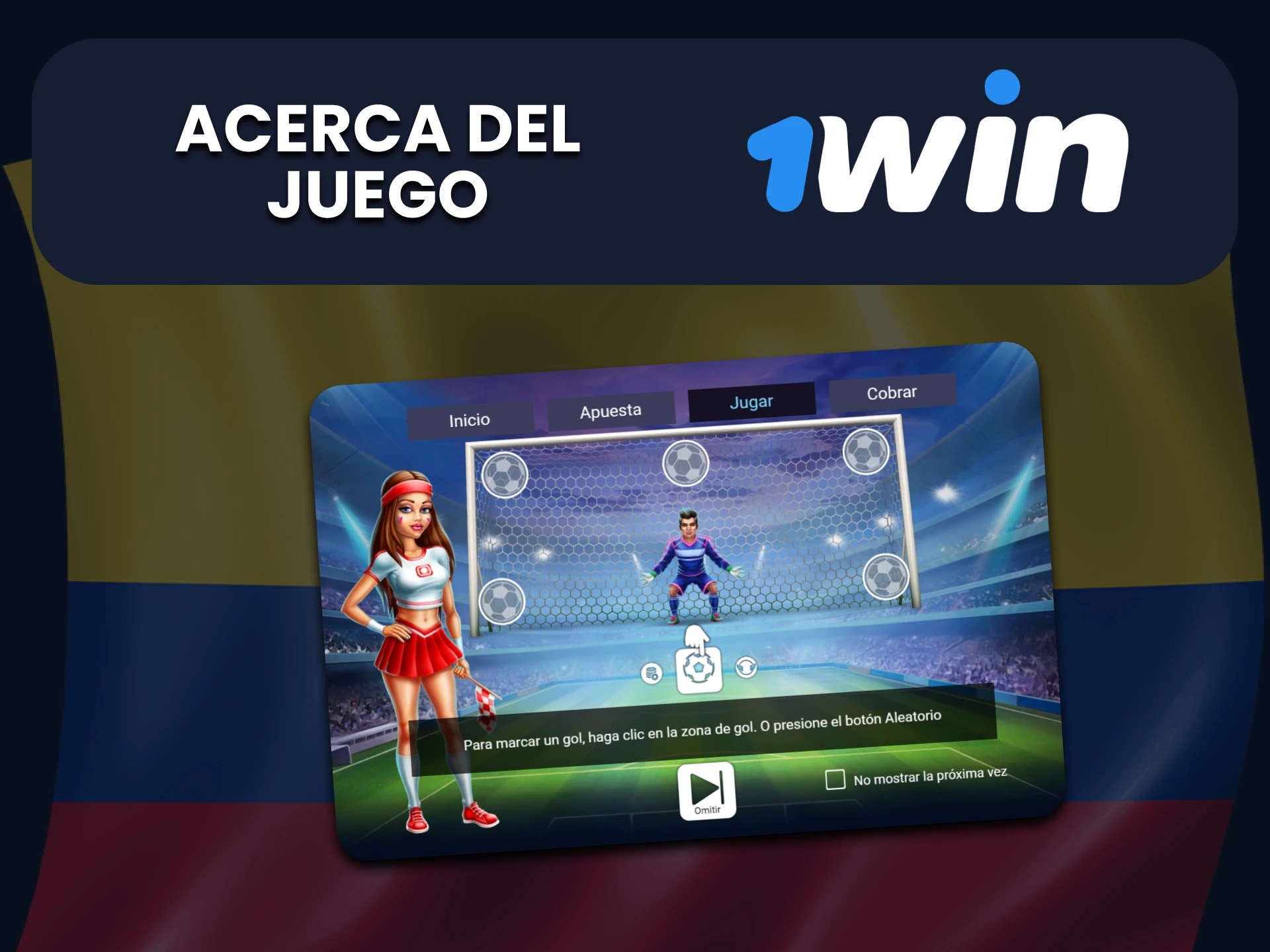 Proporcionaremos información sobre el juego Penalty Shoot Out de 1Win.