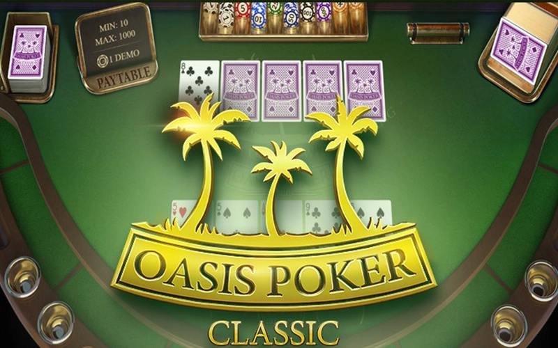 Prueba el nuevo juego Oasis Poker Classic con 1Win.