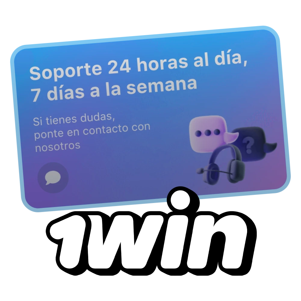 Infórmese sobre el soporte técnico para el sitio web de 1Win.