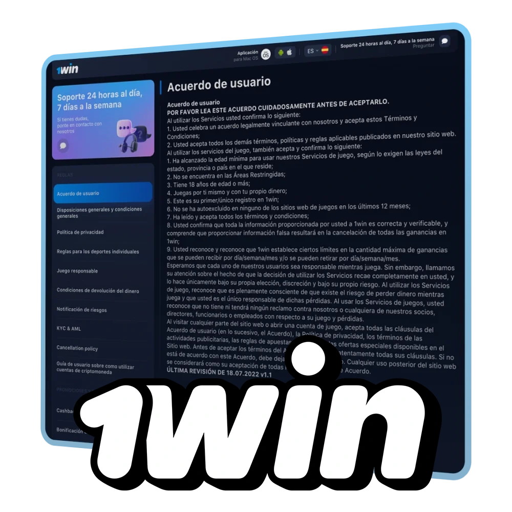 Te contamos sobre la legalidad del sitio 1Win en Colombia.