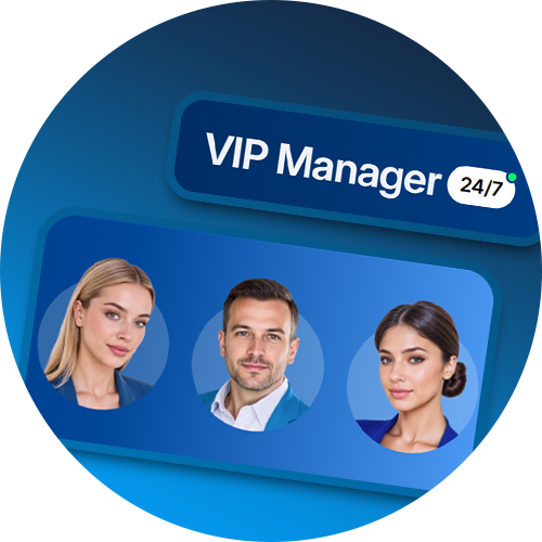 Para los miembros del club VIP 1Win se organiza soporte 24/7 con un gestor personal.