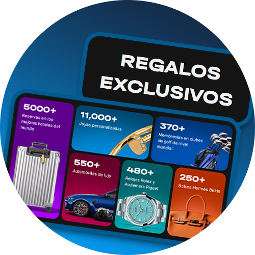 Regalos Exclusivos están en juego para los VIP.