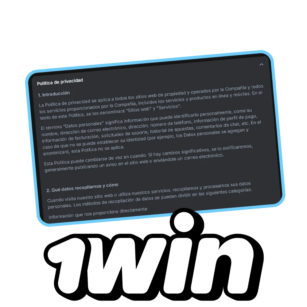 La Política de Privacidad de 1Win está diseñada para garantizar la seguridad del usuario y un juego limpio.